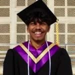 Dimitri Mohamed, winner of the Outstanding Undergraduate scholarship